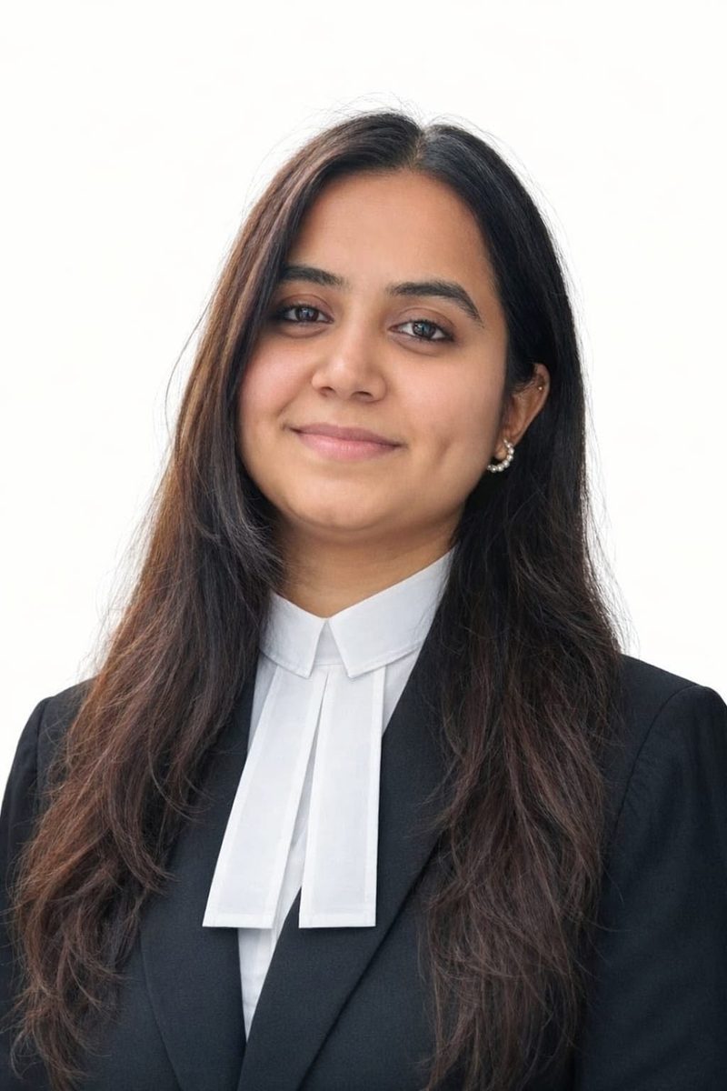 Himani Kalra in advocate’s attire, woman advocate in Delhi